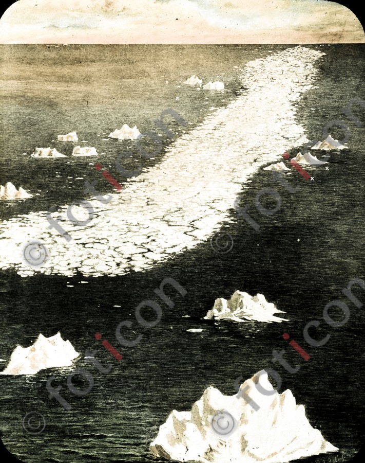 Eisberge | Icebergs - Foto simon-titanic-196-029-fb.jpg | foticon.de - Bilddatenbank für Motive aus Geschichte und Kultur